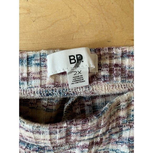 BP Bnwot Women "Space-Dye" Flare Pants Plus New - Picture 6 of 6